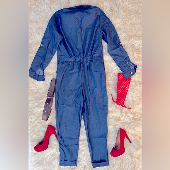 New Halloween costume Rosie The Riveter Very Good Quality Size:S - Picture 6 of 8